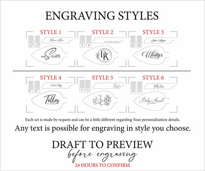 Solid Black Cake Cutting Set for Couple: Custom Engraved Wedding, Anniversary, Engagement Keepsake for Best Friends, Son, Daughter